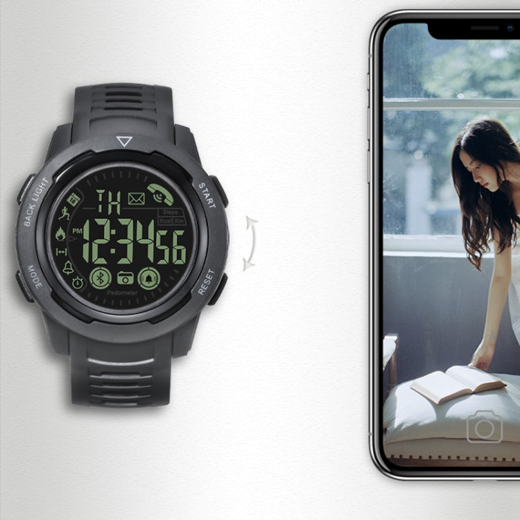 SPOVAN PR3 Outdoor Waterproof Bluetooth Smart Sports Watch(Black) by SPOVAN