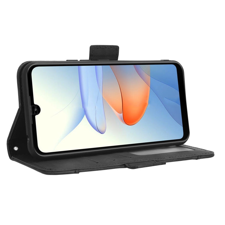 For ZTE Blade L220 Skin Feel Calf Texture Card Slots Leather Phone Case(Black) by buy2fix