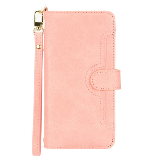 For Sony Xperia 1Ⅴ Litchi Texture Zipper Leather Phone Case(Pink) by buy2fix