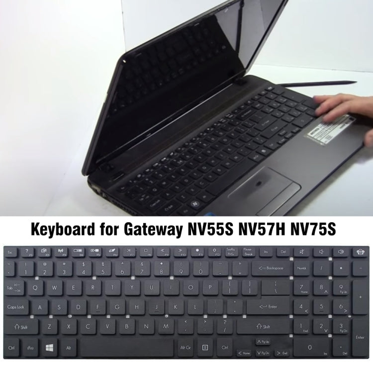 For Gateway NV55S / NV57H / NV75S Laptop Keyboard by buy2fix