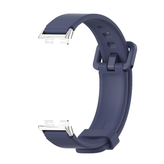 For Huawei Band 8 / 9 / 10 Mijobs Silicone Breathable Watch Band(Midnight Blue) by MIJOBS