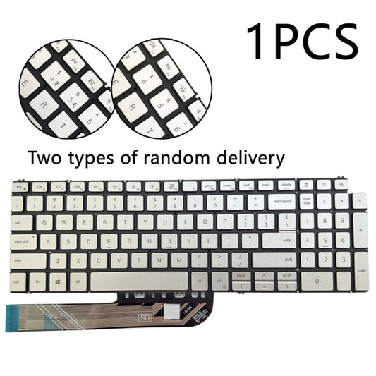 For Dell Inspiron 15 7590 / 7791 / 5584 US Version Backlight Laptop Keyboard(Silver) by buy2fix
