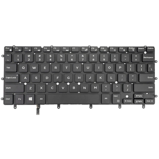 For Dell XPS 13 9343 13 9350 9360 US Version Backlight Laptop Keyboard(Black) by buy2fix