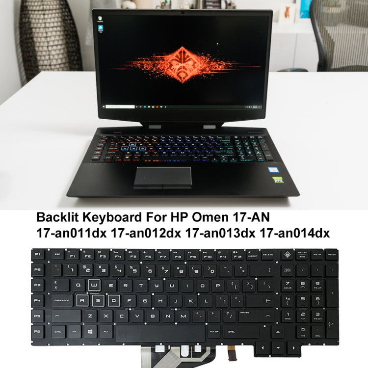 For HP Omen 17-AN / 17-AN011DX US Version Laptop Backlight Keyboard by buy2fix