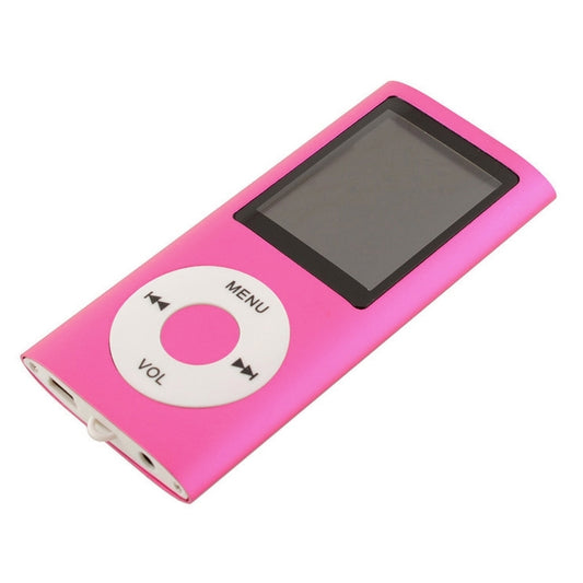 1.8 inch TFT Screen Metal MP4 Player With 8G TF Card+Earphone+Cable(Rose Red) by buy2fix