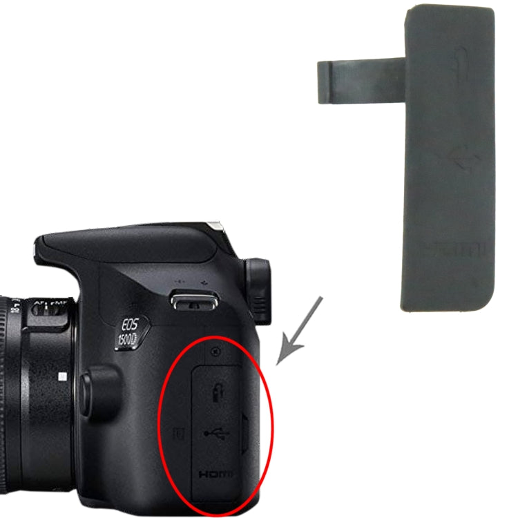 For Canon EOS 1500D OEM USB Cover Cap by buy2fix