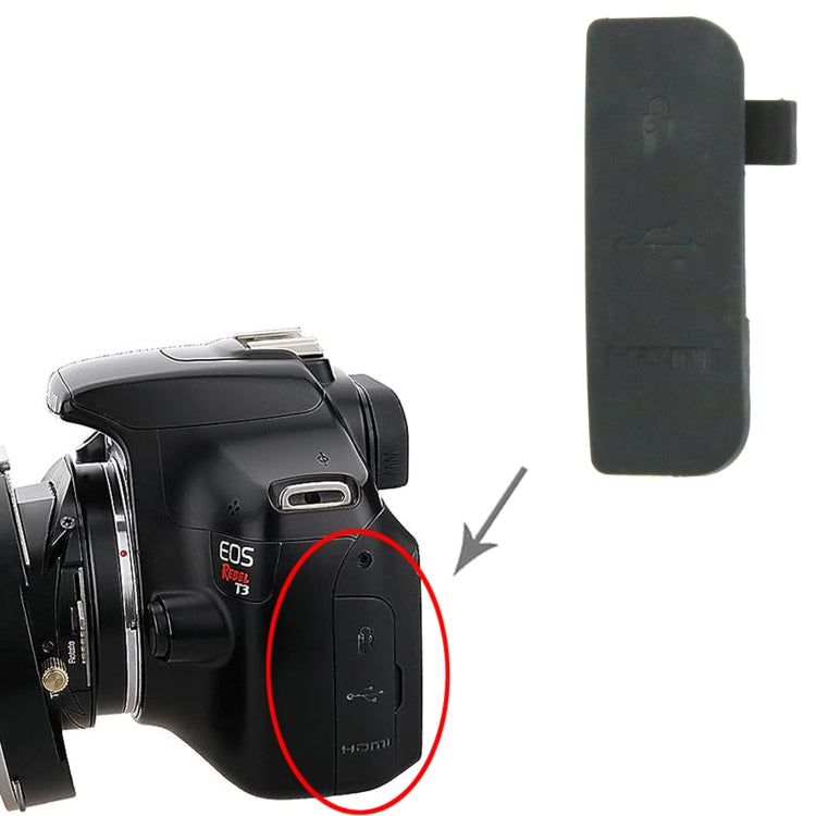 For Canon EOS 1200D OEM USB Cover Cap by buy2fix