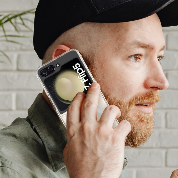 For Samsung Galaxy Z Flip5 MagSafe Transparent Acrylic Phone Case by buy2fix