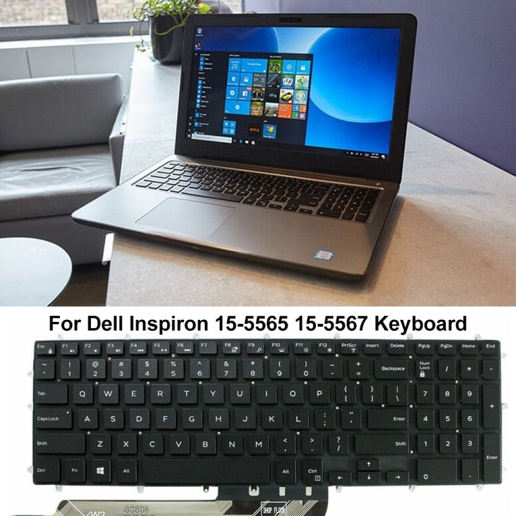 For Dell Inspiron 15-7566 / 17-7000 Series Laptop Keyboard(Black) by buy2fix