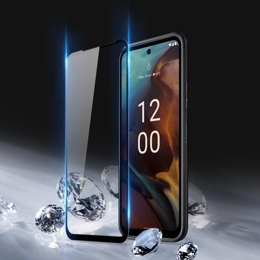 For Nokia XR21 10pcs DUX DUCIS 0.33mm 9H Medium Alumina Tempered Glass Film by DUX DUCIS