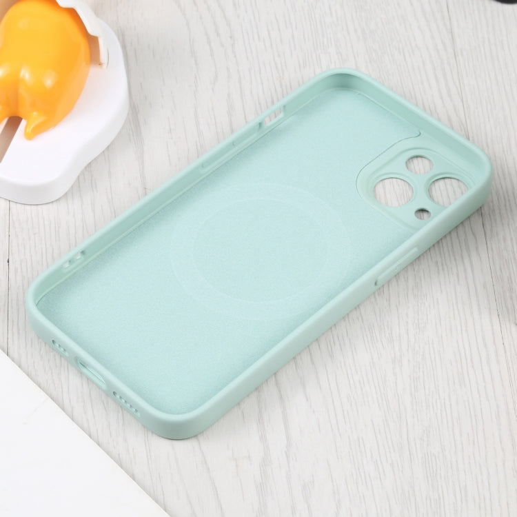 For iPhone 15 Liquid Silicone Magsafe Phone Case(Light Cyan) by buy2fix
