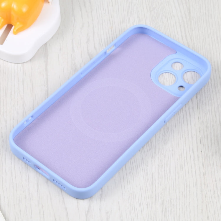 For iPhone 15 Liquid Silicone Magsafe Phone Case(Light Purple) by buy2fix