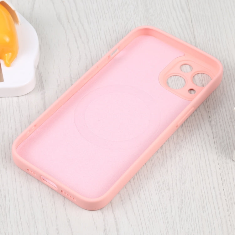 For iPhone 15 Plus Liquid Silicone Magsafe Phone Case(Pink) by buy2fix