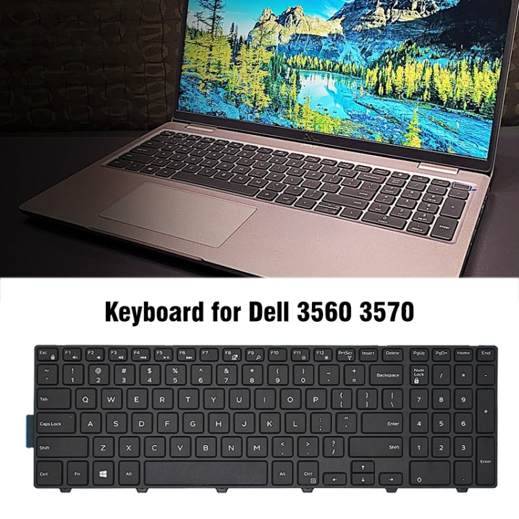 US Version Laptop Keyboard For Dell 3560 3570(Black) by buy2fix