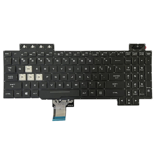 For Asus Gaming FX505D FX505DY FX505DD US Version Backlight Laptop Keyboard(Black) by buy2fix