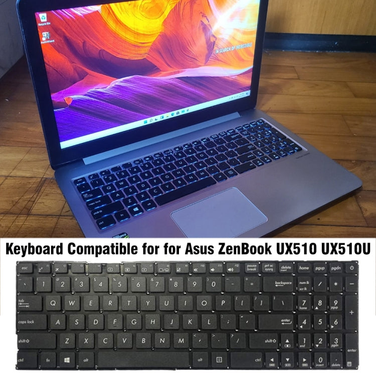 US Version Laptop Keyboard For Asus ZenBook UX510 UX510U UX510UA(Black) by buy2fix