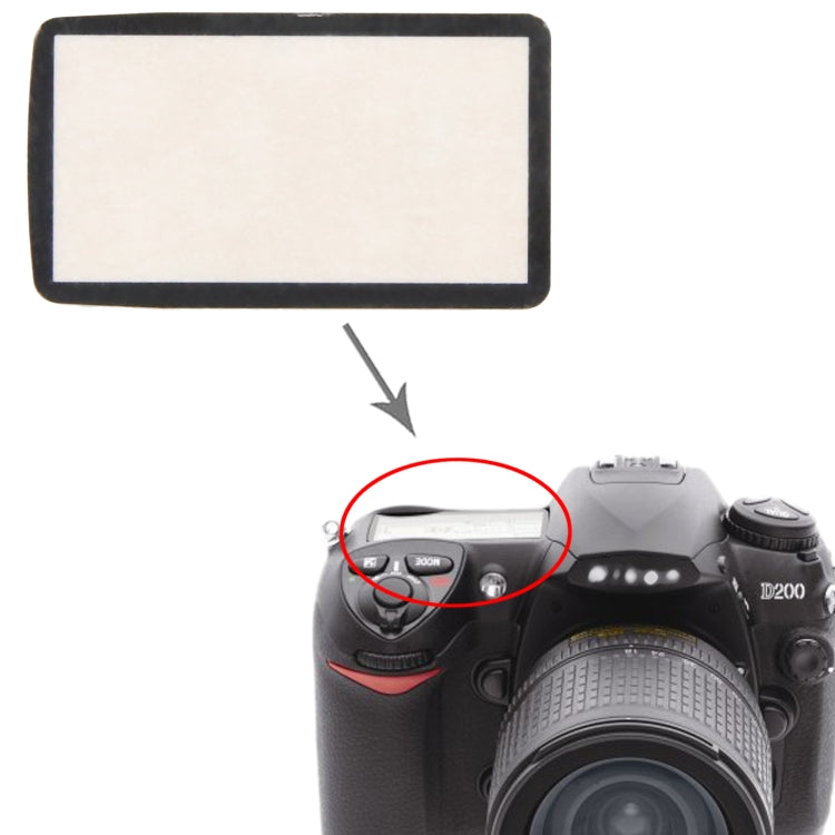 For Nikon D200 Top Cover Shoulder LCD Outer Lens by buy2fix