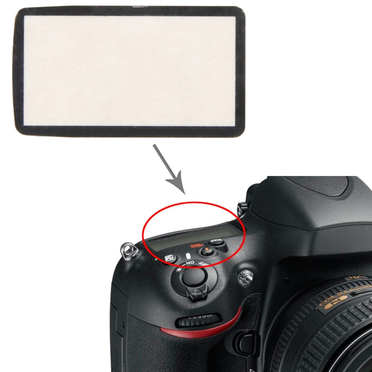 For Nikon D800 Top Cover Shoulder LCD Outer Lens by buy2fix