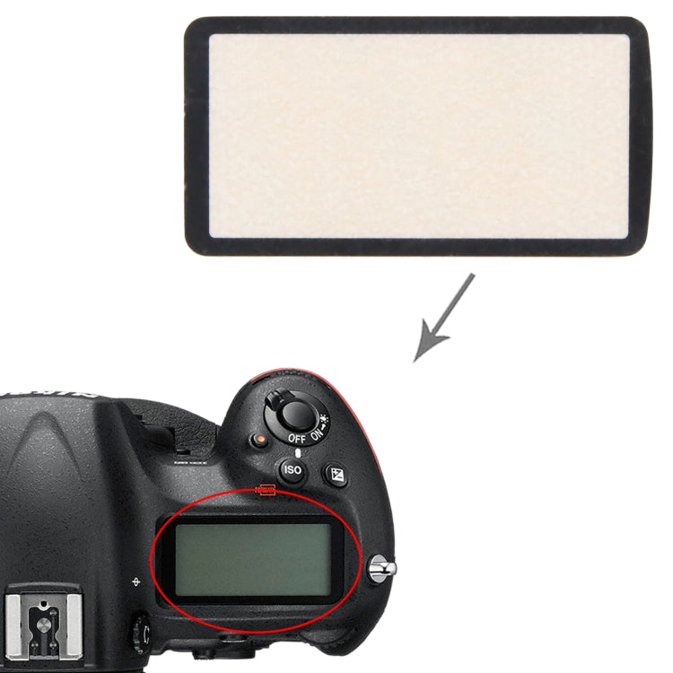 For Nikon D5 Top Cover Shoulder LCD Outer Lens by buy2fix