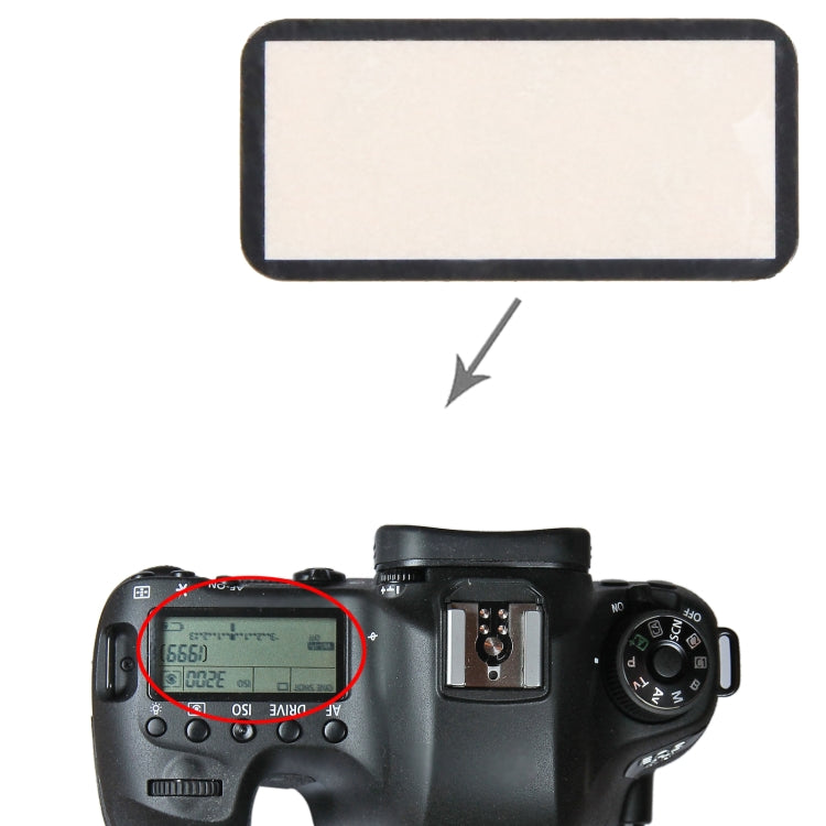 For Canon EOS 6D Top Cover Shoulder LCD Outer Lens by buy2fix