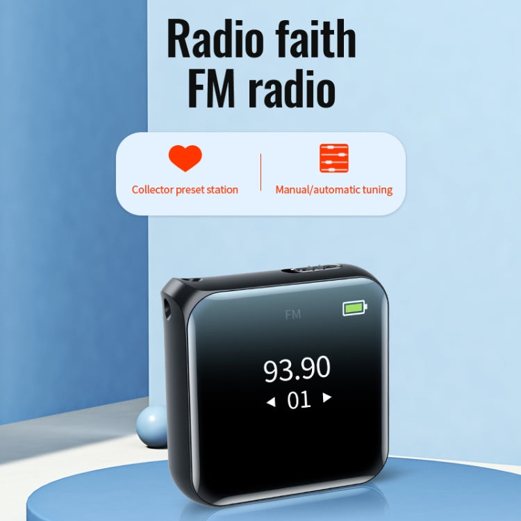 JNN M30 1.44 inch HD Screen Noise Reduction Control MP3 E-Book Player, Memory:4GB by JNN