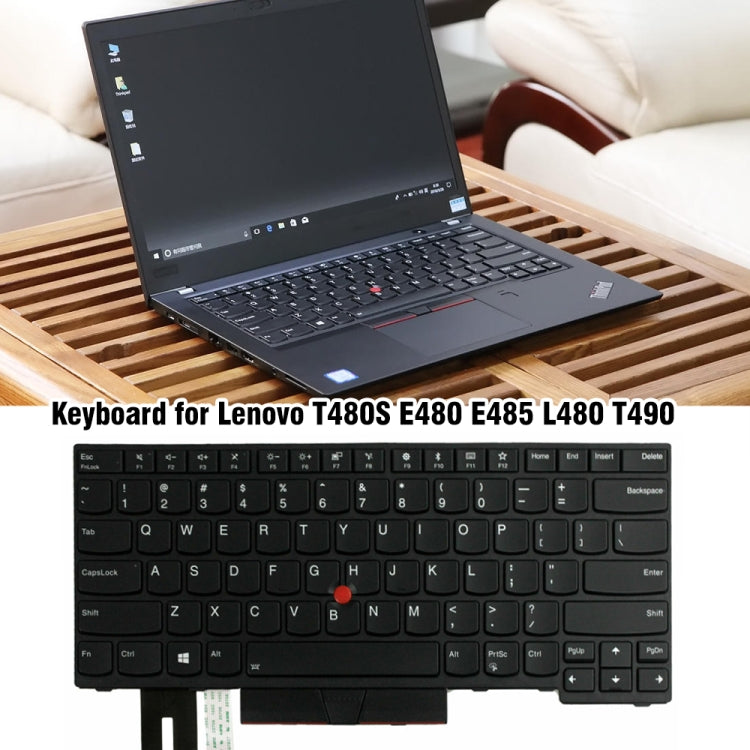 For Lenovo T480S E480 E485 L480 T490 US Version Laptop Keyboard by buy2fix