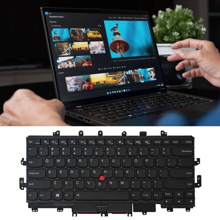 For Lenovo IBM ThinkPad X1 / Yoga X1C 4th US Version Backlight Laptop Keyboard by buy2fix