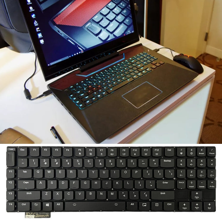 For Lenovo IdeaPad Y900-17ISK / 80Q1 US Version Backlight Laptop Keyboard by buy2fix