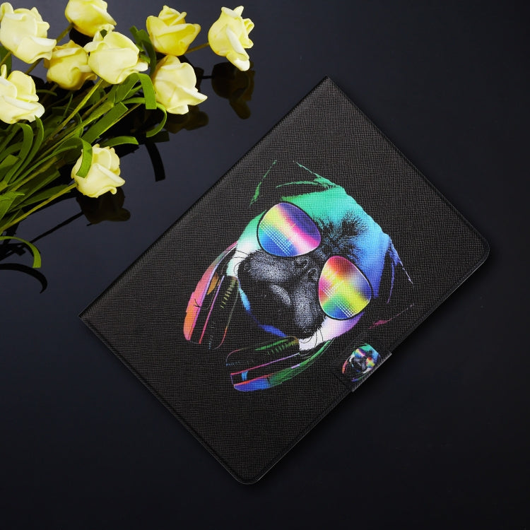 For Amazon Kindle Fire Max 11 Colored Drawing Smart Leather Tablet Case(Eye Dog) by buy2fix