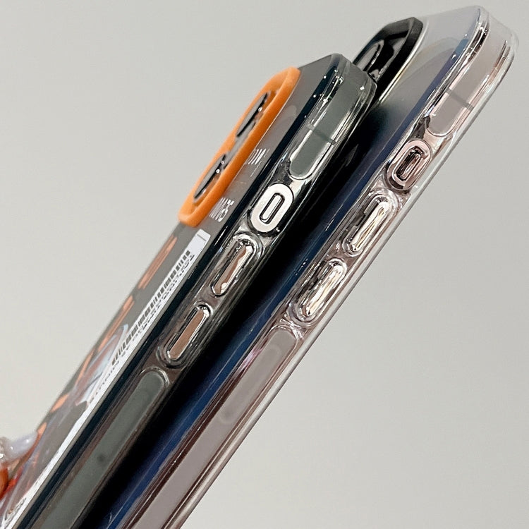 For iPhone 15 Pro Max Astronaut Pattern PC Phone Case(Green Space Panda) by buy2fix