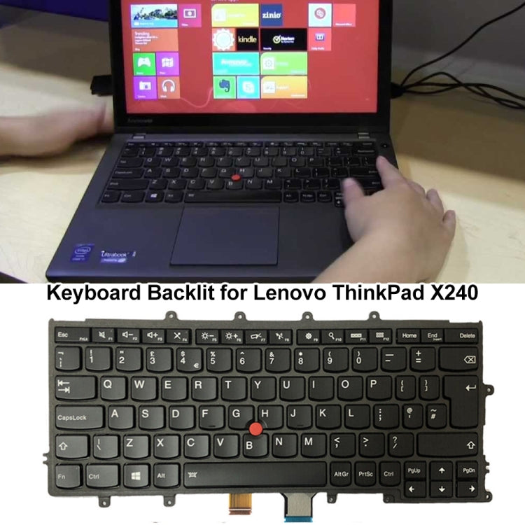 For Lenovo ThinkPad X240 X250 20AL 20AM UK Version Backlight Laptop Keyboard by buy2fix