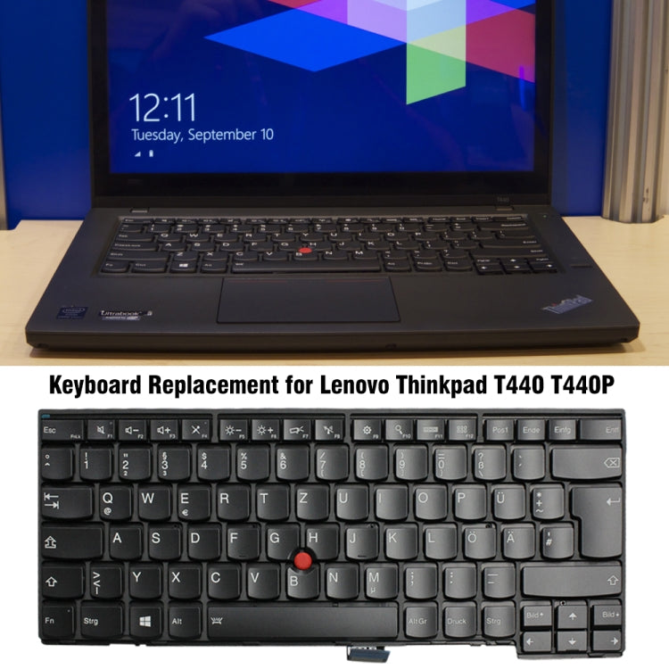 For Lenovo ThinkPad T440 T440P T440S German Version White Back Backlight Laptop Keyboard by buy2fix