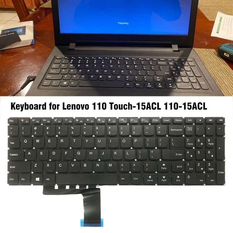 For Lenovo 110 Touch-15ACL / 110-15ACL Laptop Keyboard by buy2fix
