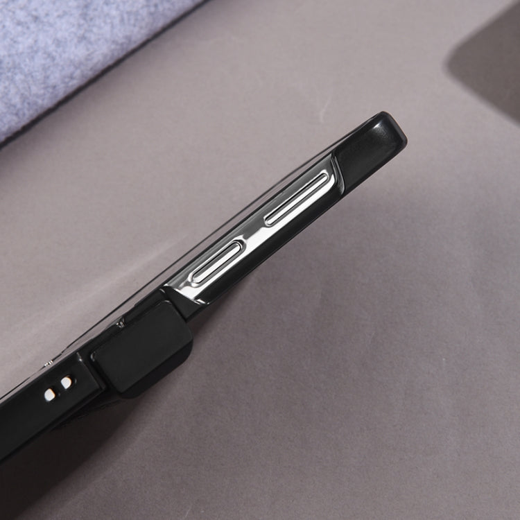 For Samsung Galaxy Z Flip5 MagSafe Back Screen Film Integrated Cloth Texture Phone Case(Grey) by buy2fix