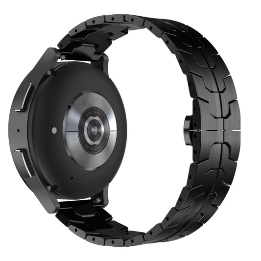 For Samsung Galaxy Watch 6 / 6 Classic Stainless Steel Metal Watch Band(Black) by buy2fix