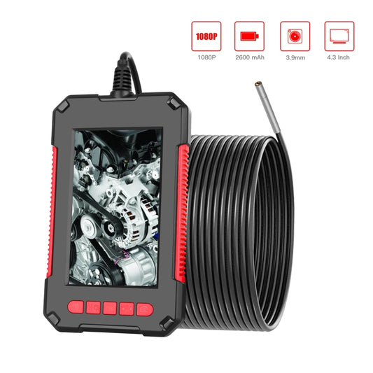 P40 3.9mm Red HD Waterproof Portable Integrated Hand-held Vertical Screen Industry Endoscope, Length:10m(Hardwire) by buy2fix