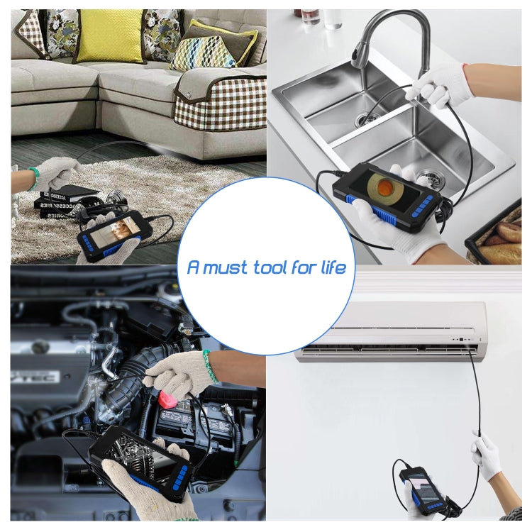 P40 5.5mm HD Blue Waterproof Portable Integrated Hand-held Vertical Screen Industry Endoscope, Length:10m(Hardwire) by buy2fix