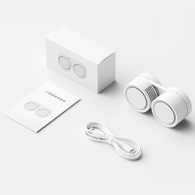 DQ209 Portable Hanging Neck Mute Aroma Diffuser Small Fan(Green) by buy2fix