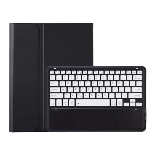 For Samsung Galaxy Tab S9+ / S9 FE+ A810B Pen Slot Detachable Bluetooth Keyboard Leather Tablet Case(Black+White) by buy2fix