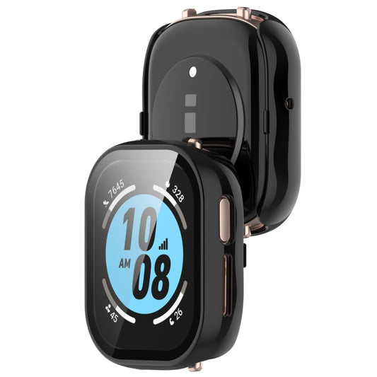 For Honor Watch 4 PC + 9H Tempered Glass Integrated Watch Case(Black) by buy2fix