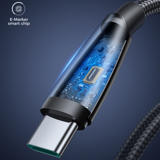 JOYROOM SA31-AC6 100W USB to USB-C/Type-C Fast Charge Data Cable, Length: 1.2m(Black) by JOYROOM