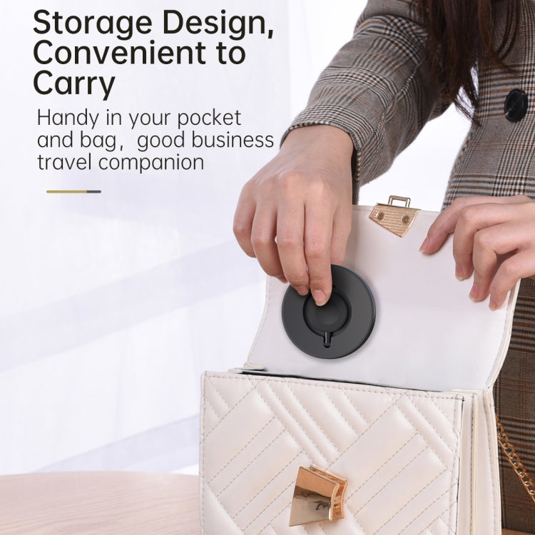 For Apple Watch V17A Foldable Magnetic Wireless Charger(Black) by buy2fix