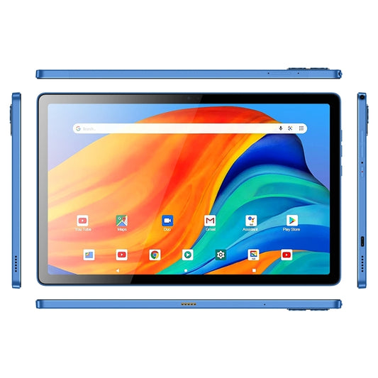 BDF P60 4G LTE Tablet PC 10.1 inch, 8GB+128GB, Android 11 MTK6755 Octa Core, Support Dual SIM, EU Plug(Blue) by BDF