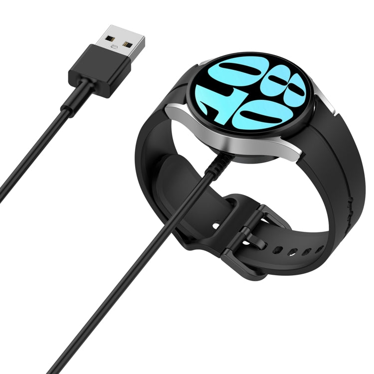 For Samsung Galaxy Watch 6 / 6 Classic USB-A Port Magnetic Metal Watch Charging Cable(Black) by buy2fix