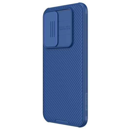 For Samsung Galaxy S23 FE NILLKIN Black Mirror Pro Series Camshield PC Phone Case(Blue) by NILLKIN