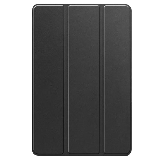 For Realme Pad 2 3-folding Leather Smart Tablet Case(Black) by buy2fix