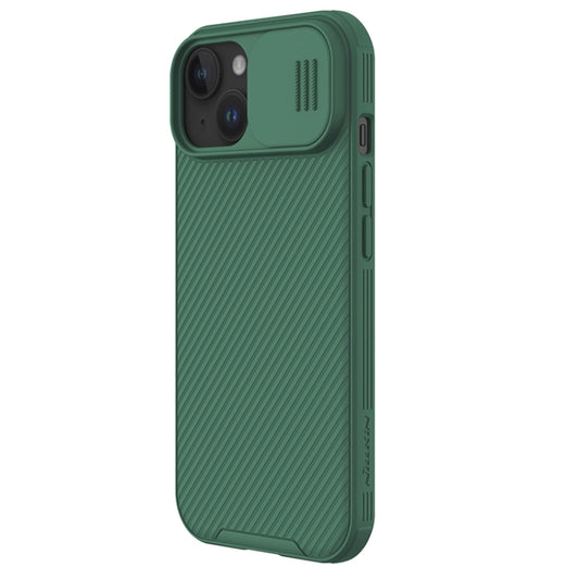 For iPhone 15 Plus NILLKIN CamShield Pro PC Phone Case(Green) by NILLKIN