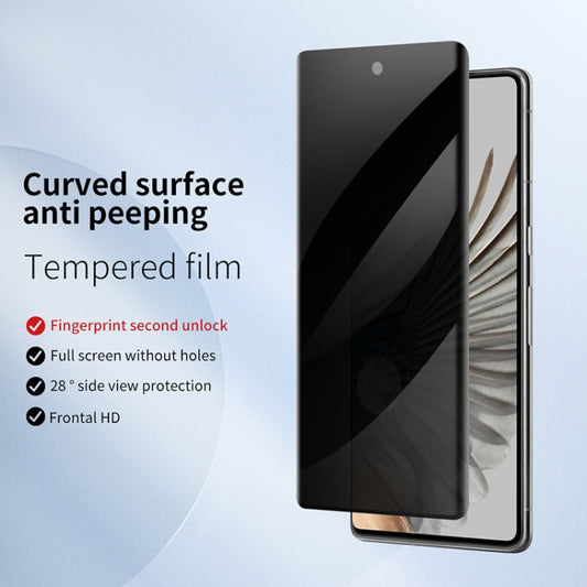 For Samsung Galaxy S21 Ultra 5G 3D Curved Edge Privacy Tempered Glass Film by buy2fix
