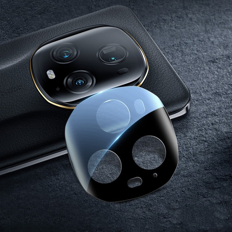 For Honor Magic5 Ultimate 50pcs Curved Surface Hot Bending Full Glue Rear Camera Lens Film by buy2fix