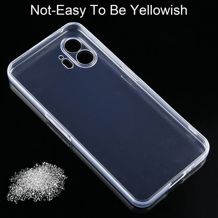 For Nothing Phone 2 Ultra-thin Transparent TPU Phone Case by buy2fix